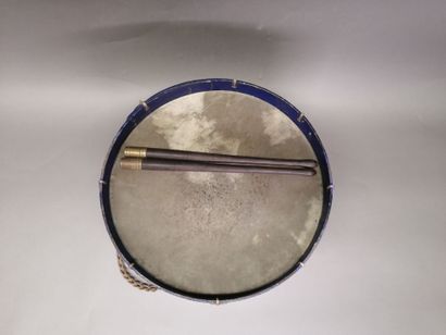 Child's drum made circa 1900. Brass, wood...
