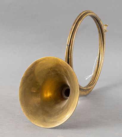 Late 20th century hunting horn, removable...