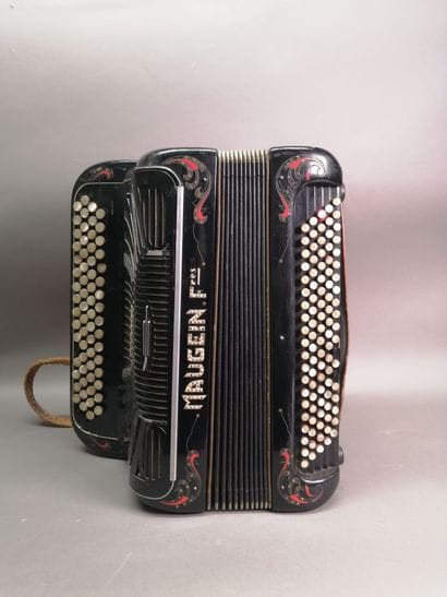 Maugen Frères chromatic accordion, four rows,...