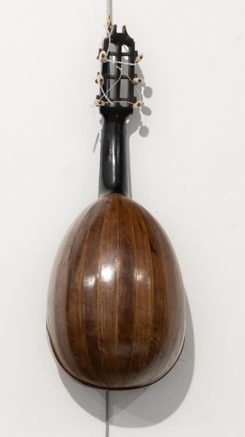 Lombardy mandolin, made around 1900, 13-rib...