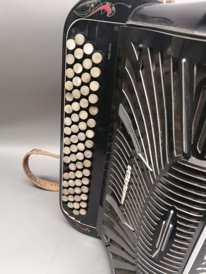 Maugen Frères chromatic accordion, four rows,...