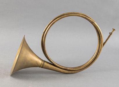 Late 20th century hunting horn, removable...