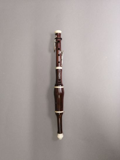 Rosewood flageolet made by Martin Frères...