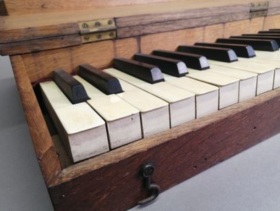 4 octave silent piano, solid oak cabinetry....