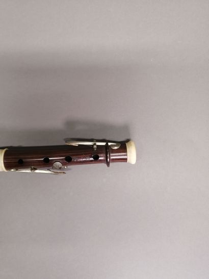 Rosewood flageolet made by Martin Frères...