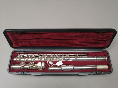 Yamaha flute, solid silver head, YFL 383...