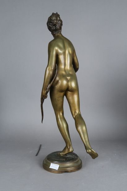 D'après HOUDON (1741-1828)
Diane chasseresse,...