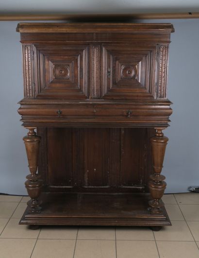 Cabinet ou buffet dressoir en bois naturel...
