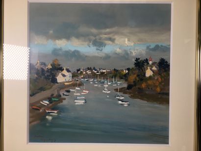 Jacques COQUILLAY (1935)
Vue de Dodan
Gouache,...