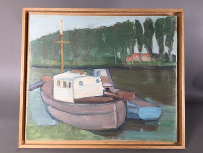A. MINOT (XXe siècle)
Les quais
Huile sur...