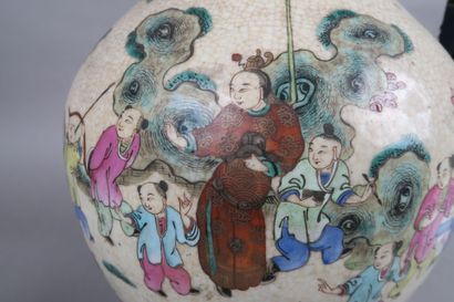 CHINE XXe siècle - Nankin
Important vase...