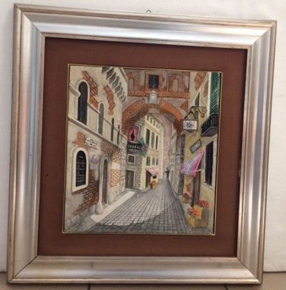 Maurizio RIZZO - XXe siècle
Via San Marco
Plâtre...
