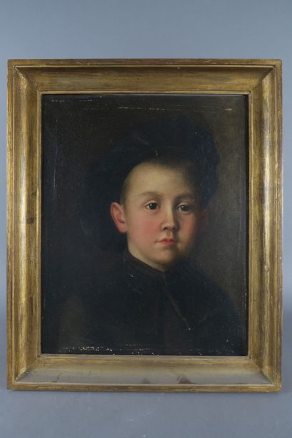 Ecole Française XIXe siècle
Portrait d'enfant
Huile...