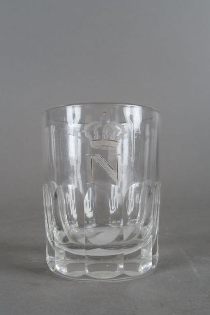Verre en cristal monogrammé 