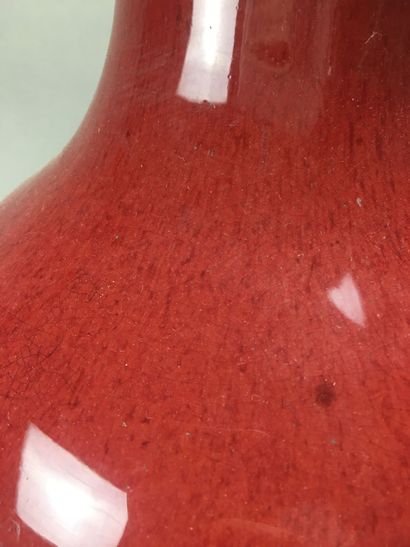 CHINE - XIXe siècle
Vase bouteille en céramique...