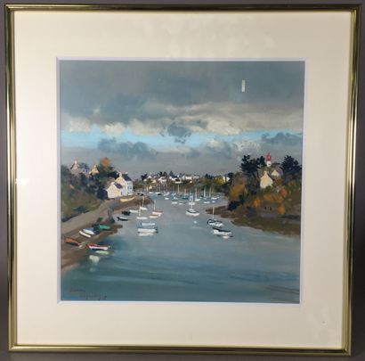Jacques COQUILLAY (1935)
Vue de Dodan
Gouache,...