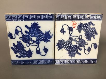 Lot en porcelaine d'Extrême-Orient: deux...