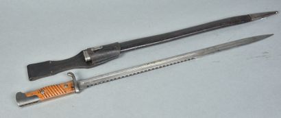 GERMANY
Mauser bayonet, model 98 sawtooth
Wooden...