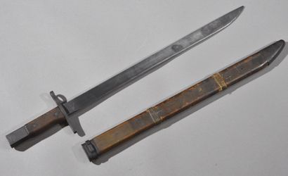 JAPAN 
Arizaka type 30 bayonet
Steel handle...