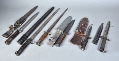 USA
Set of daggers and bayonets: a US Navy...