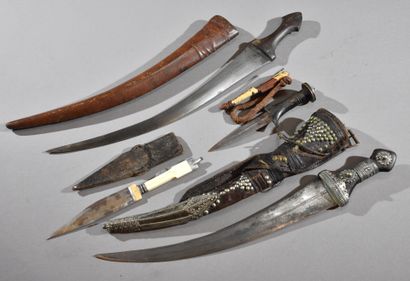 AFRICA 
Set of four daggers 
Handcrafted...
