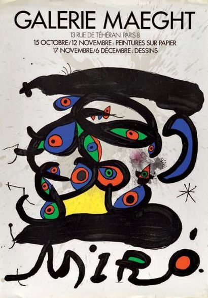 Joan Miro
Exposition du 15 octobre au 12...