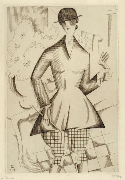Jean Emile LABOUREUR (1877-1943)
La cavalière....