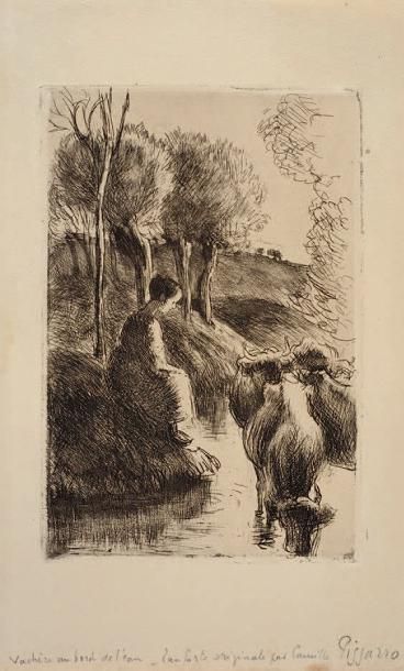Camille PISSARRO (1830-1903)
Vachères au...