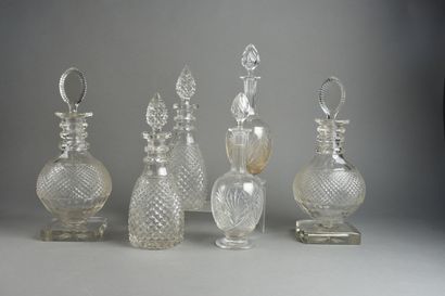 Dans le gout de BACCARAT 
Deux paires de...