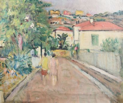 Ecole moderne
Vue de Rocbaron
Huile sur toile...