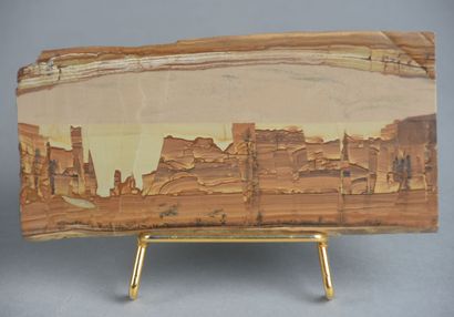 Deux paisina rectangulaires à dominantes...