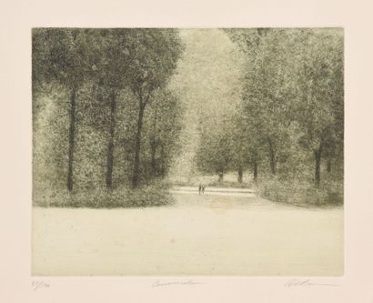Three modern lithographs by unidentified...