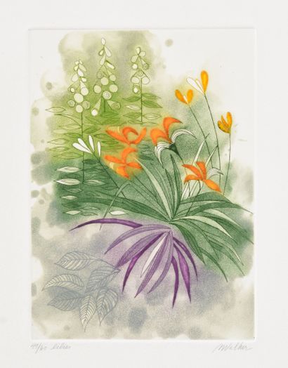 Three modern lithographs by unidentified...