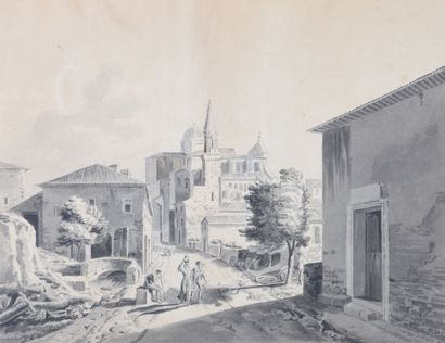 Early 19th century FRENCH SCHOOL 
View of...