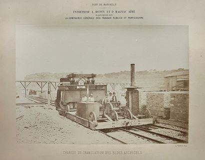 Adolphe TERRIS (1820-1899)
Works at the Port...