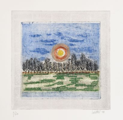 Three modern lithographs by unidentified...
