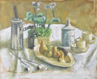 Georges de TRAZ (1881-1955)
Pipes and Primroses,...