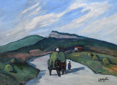 Jean GUINDON (1883-1976)
Haymaking in Provence,...