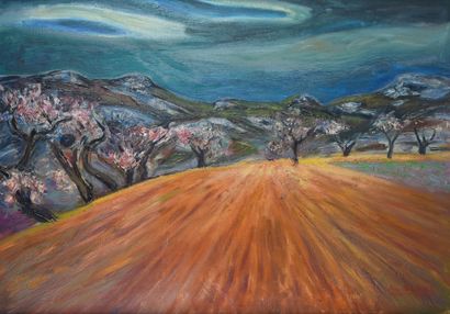Antoine SERRA (1908-1995)
Almond trees in...