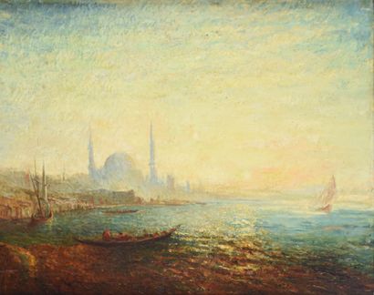 ORIENTALIST school, in the taste of Ziem
The...
