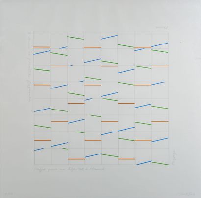 François MORELLET (1926-2016)
Project for...