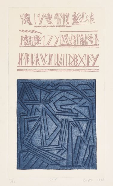 Riccardo LICATA (1929-2014)
Suite of seven...