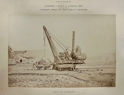 Adolphe TERRIS (1820-1899)
Works at the Port...