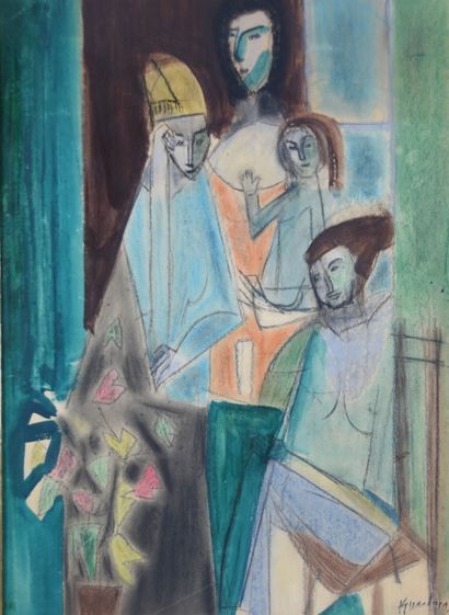 Rudolf KUNDERA (1911-2005)
The Happy Family
Mixed...