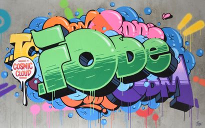 FODE (b. 1975)
Cosmic Cloud, 2013
Acrylic...