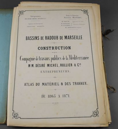 Marseilles dry docks Construction from 1865...