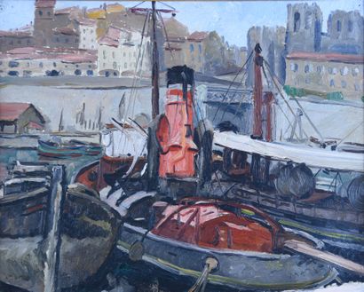 French school, circa 1930
Marseille, the...
