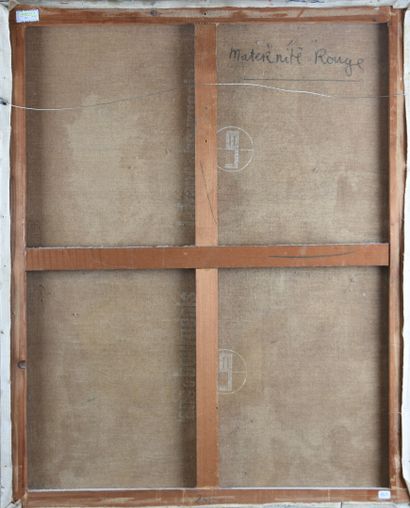 Georges BRIATA (1933-2017)
Maternité rouge,...