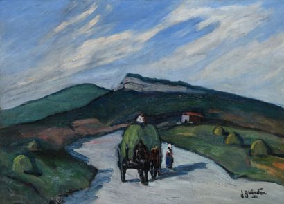 Jean GUINDON (1883-1976)
Haymaking in Provence,...