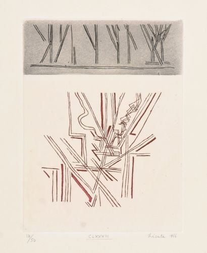 Riccardo LICATA (1929-2014)
Suite of seven...
